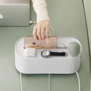 Power Strip Wire Case - Cable Storage Box, Anti Dust, Charger, Socket, Organizer, Network, Line, Storage, Bin, Charger Wire Management