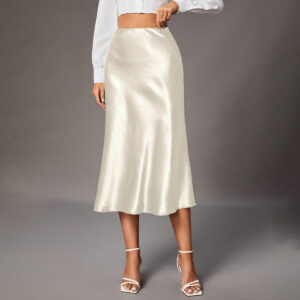 High-Grade Small Artificial Silk European And American Skirt