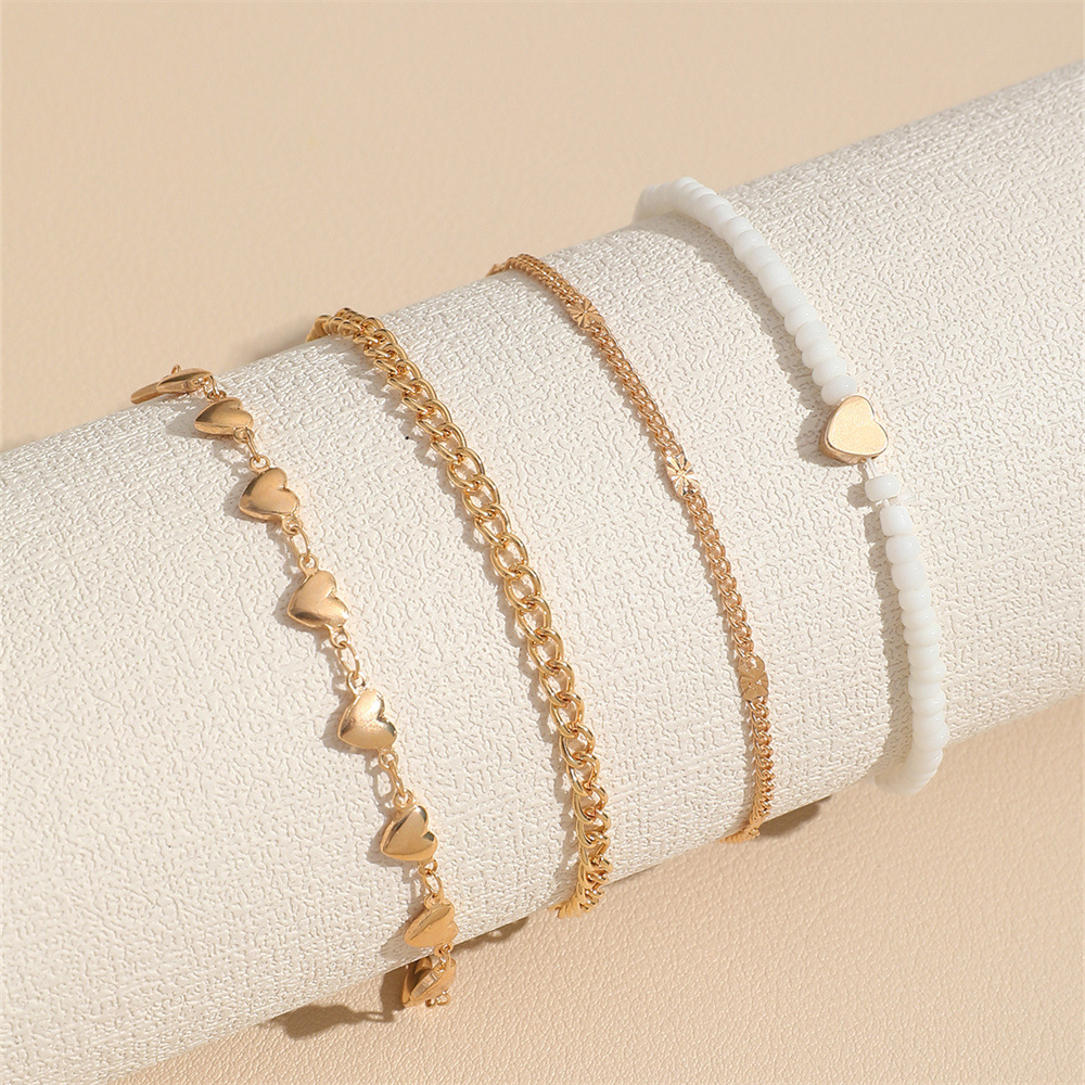 Multi-layer Anklet Retro Beach Metal Chain Anklet Suit - Image 6
