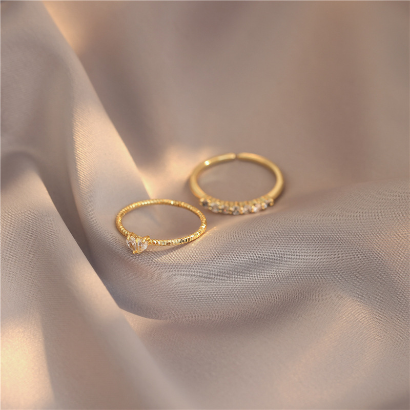 Women's Fashion Personality Loving Heart Zircon Ring - Image 4