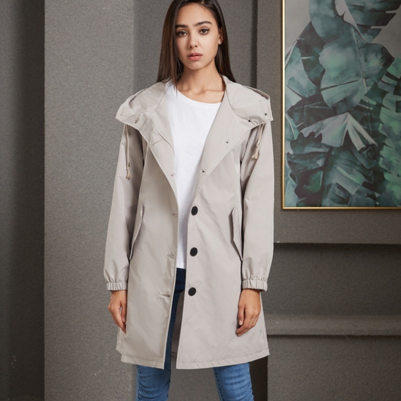 Waterproof Anorak Women's Casual Long Coat