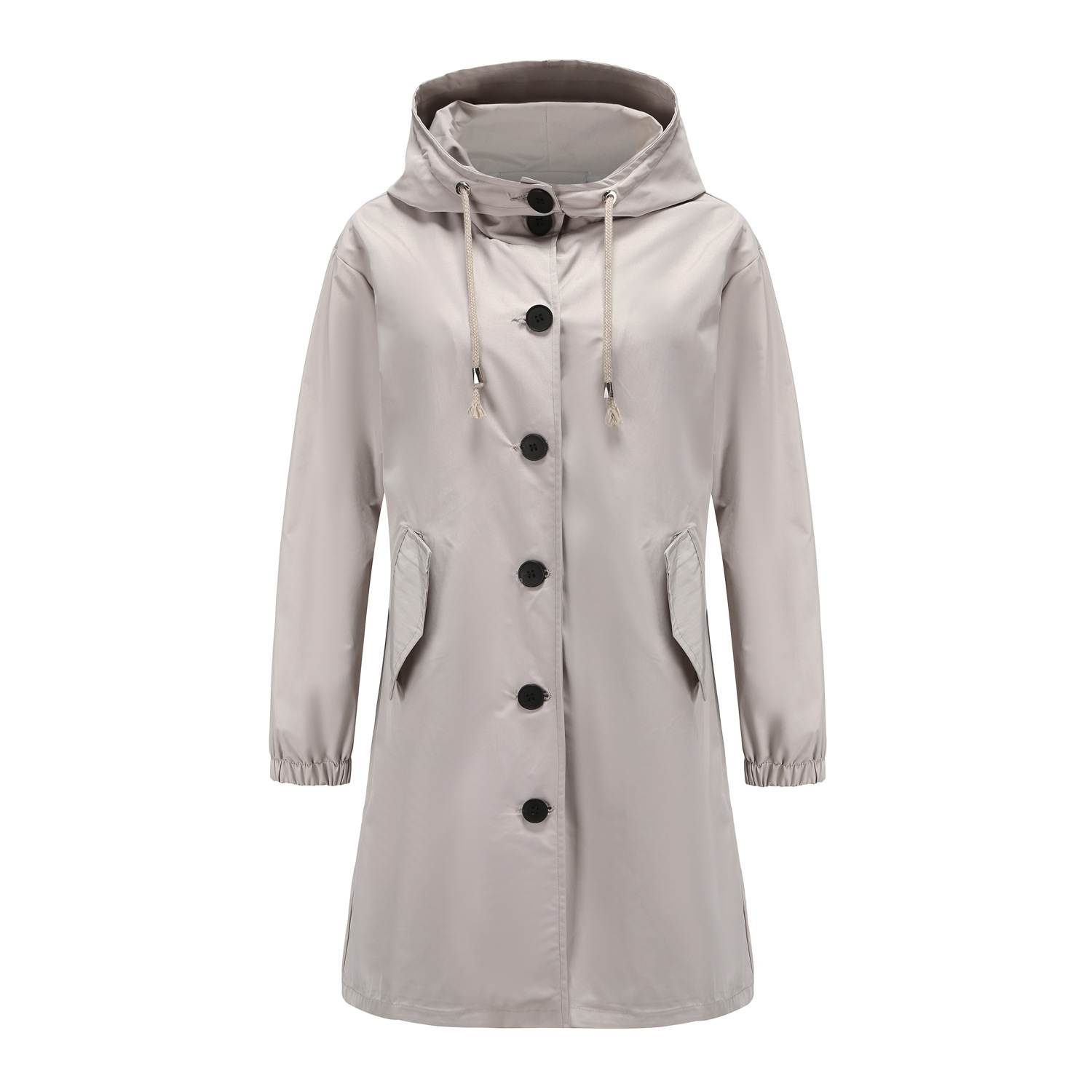 Waterproof Anorak Women's Casual Long Coat - Image 7