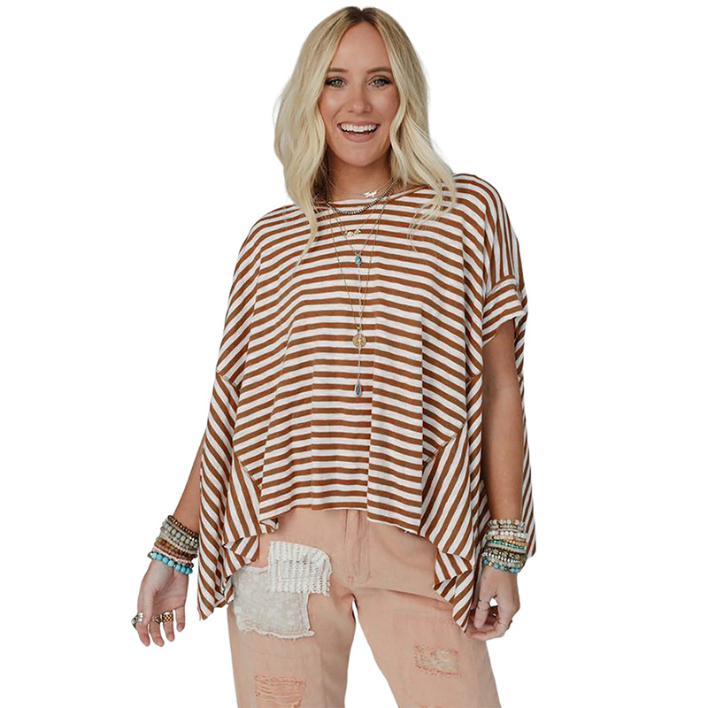 Women's Round Neck Short-sleeved Pullover - Image 4