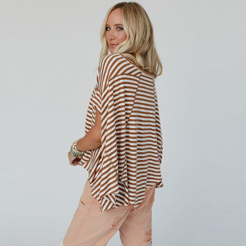 Women's Round Neck Short-sleeved Pullover - Image 3