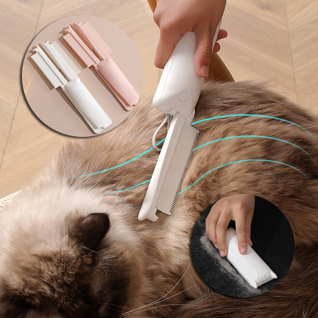 Pet Groomer - Pet Hair Removal Brush, Cat Grooming Brush, Dog, Cat, Massage Epilator To Remove Floating Hair, Cat Hair, Pet Supplies
