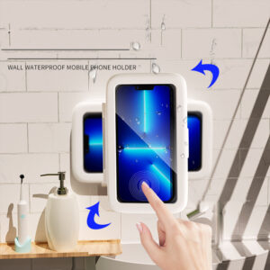 Shower Phone Box - Bathroom, Waterproof, Phone Case, Seal, Protection, Touch Screen Mobile Phone Holder, For Kitchen, Handsfree, Gadget