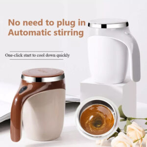 Rechargeable Model Automatic Stirring Cup - Coffee Cup, High Value, Electric, Stirring Cup, Lazy, Milkshake, Rotating, Magnetic, Water Cup