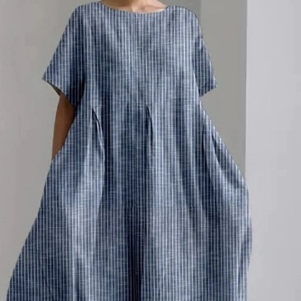 Women's Fashion Personalized Short-sleeved Printed Dress