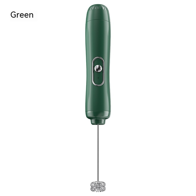 Milk Frother Egg Beater Coffee Frother Household Electric Milk Stirring Battery Handheld Blender - Image 2
