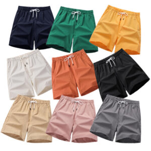 Solid Color Sports Shorts Summer Ice Silk Quick-drying Three-point Pants