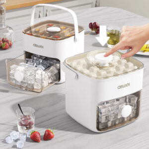 Large Capacity Ice Storage Household Food Grade Pressing Ice Cube Mold Ice Maker