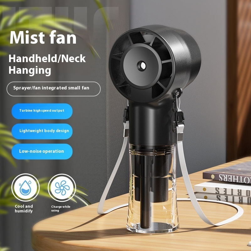 Mini Fan Multifunctional Halter Usb Hand-held Spray Fan - Image 8