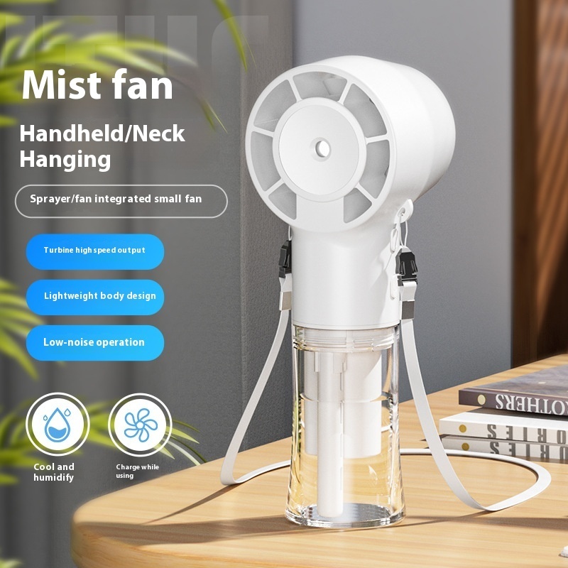 Mini Fan Multifunctional Halter Usb Hand-held Spray Fan - Image 7