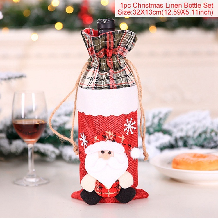 Christmas Decorations Christmas Wine Bottle Socks - Image 7