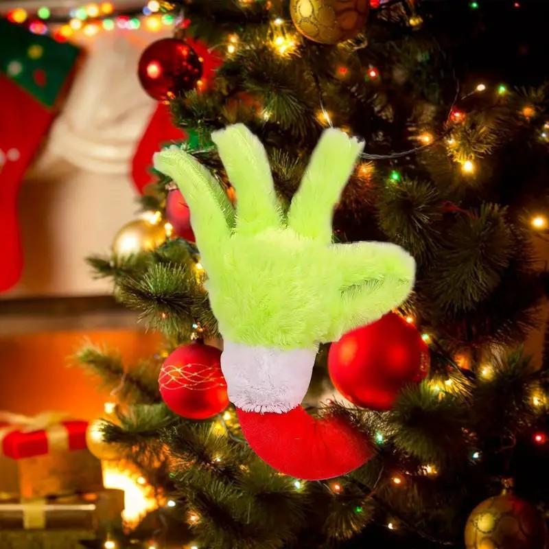 Doll Green Monster Arm Doll Elf Ornaments Christmas Tree Decorations - Image 8