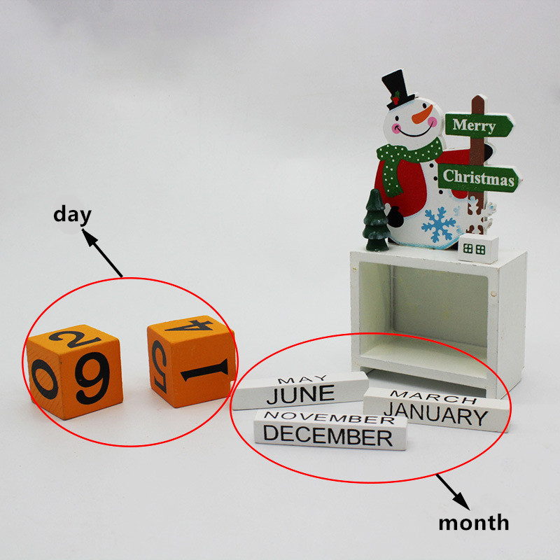 Christmas wooden calendar ornaments - Image 2