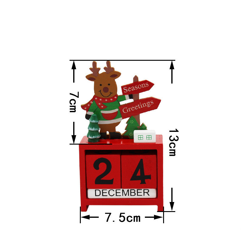 Christmas wooden calendar ornaments - Image 8