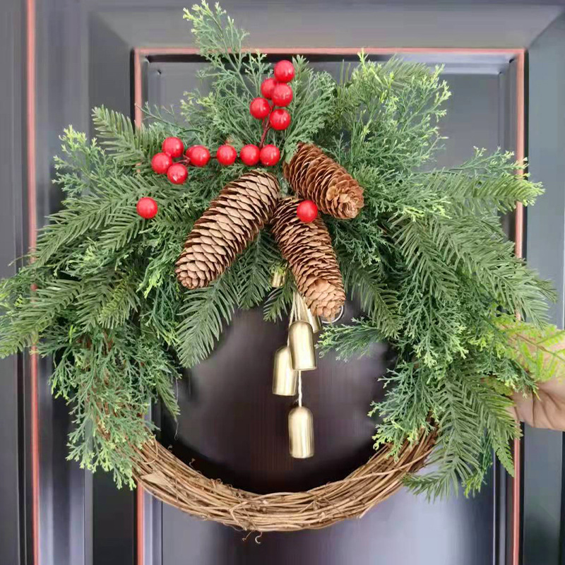 Christmas Wreath Bell Door Hanging - Image 5