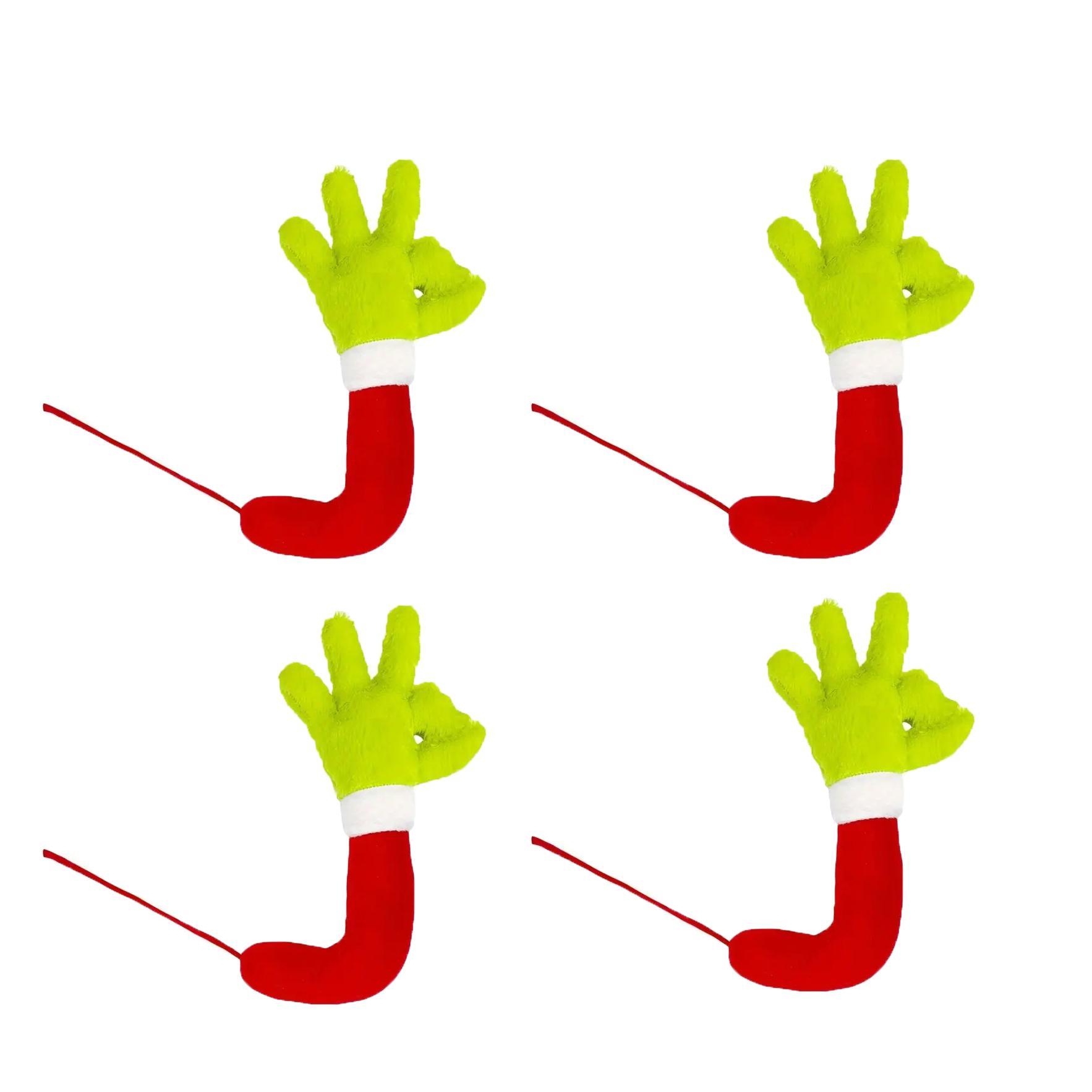 Doll Green Monster Arm Doll Elf Ornaments Christmas Tree Decorations - Image 3