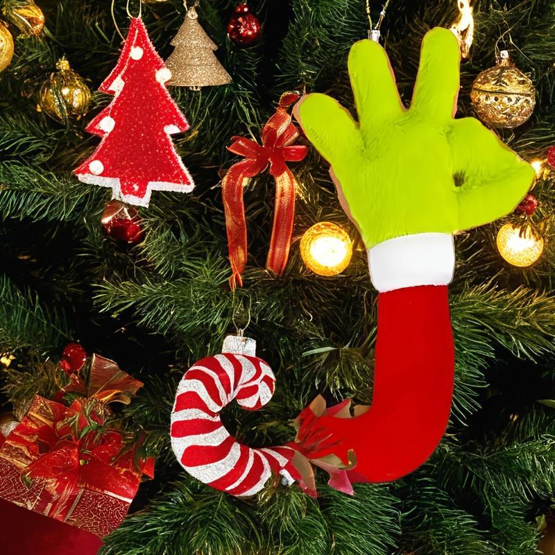 Doll Green Monster Arm Doll Elf Ornaments Christmas Tree Decorations - Image 10