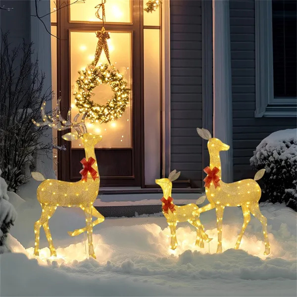 Inflatable Christmas Reindeer Decoration