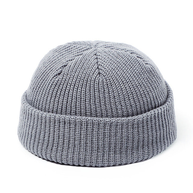 Knitted Hats Skullcap Beanie Hat Winter Retro - Image 6
