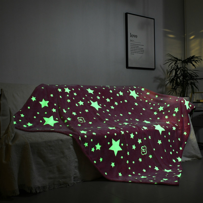 Household Luminous Coral Fleece Blanket