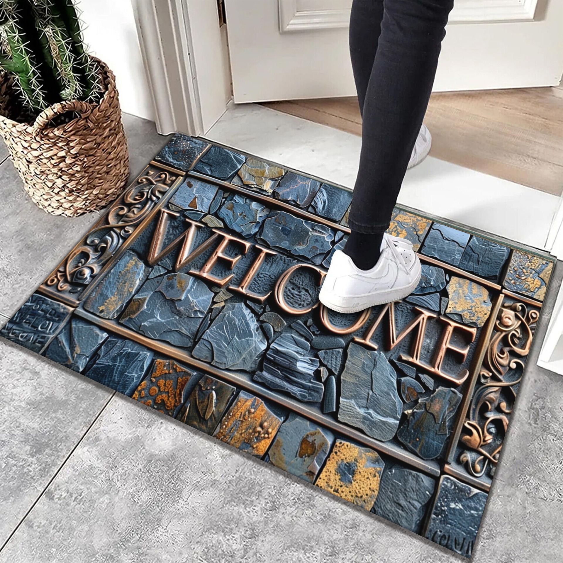 Christmas Decoration Door Mat Home Entry - Image 7
