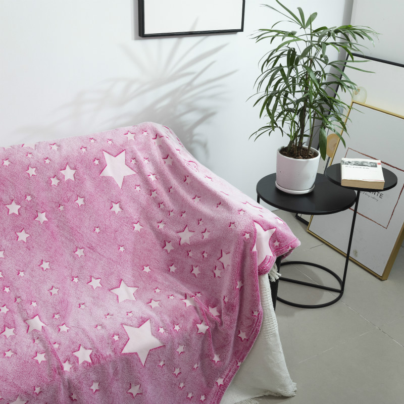 Household Luminous Coral Fleece Blanket - Image 3