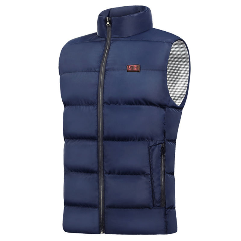 Usb Rechargeable Heating Down Cotton Heating Vest - Image 6
