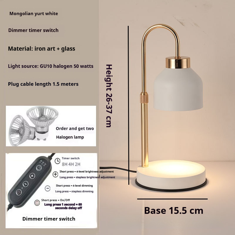 Indoor Multi-functional Home Plug-in Creative Retro Candle Fragrance Lamp - Image 5