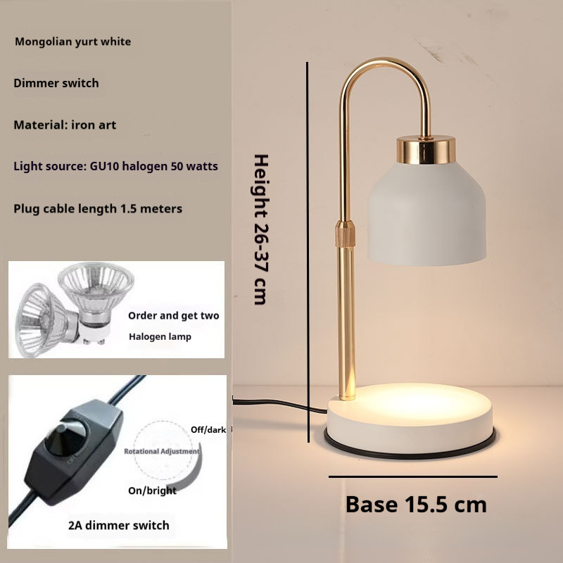 Indoor Multi-functional Home Plug-in Creative Retro Candle Fragrance Lamp - Image 6