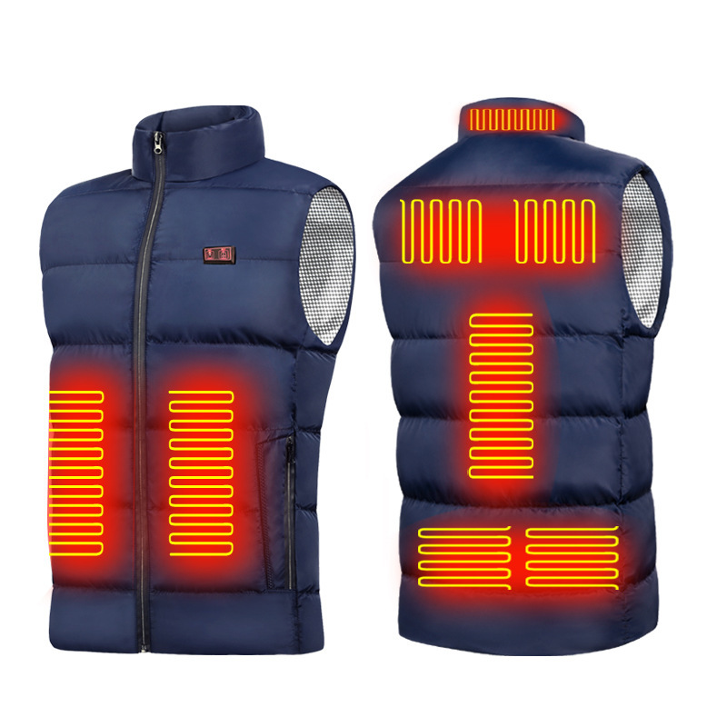 Usb Rechargeable Heating Down Cotton Heating Vest - Image 2