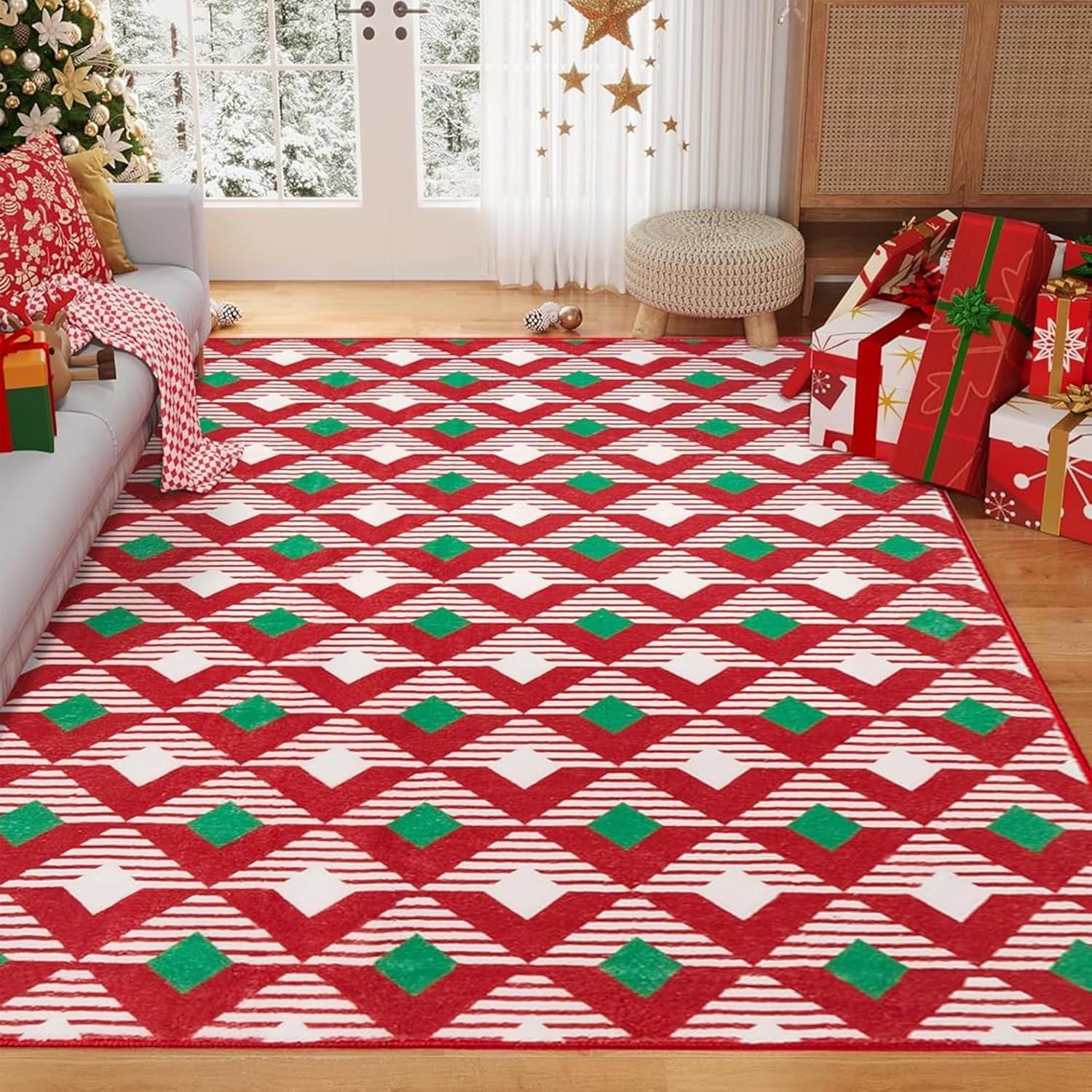 Fashion Personalized Christmas Home Rug - Image 3