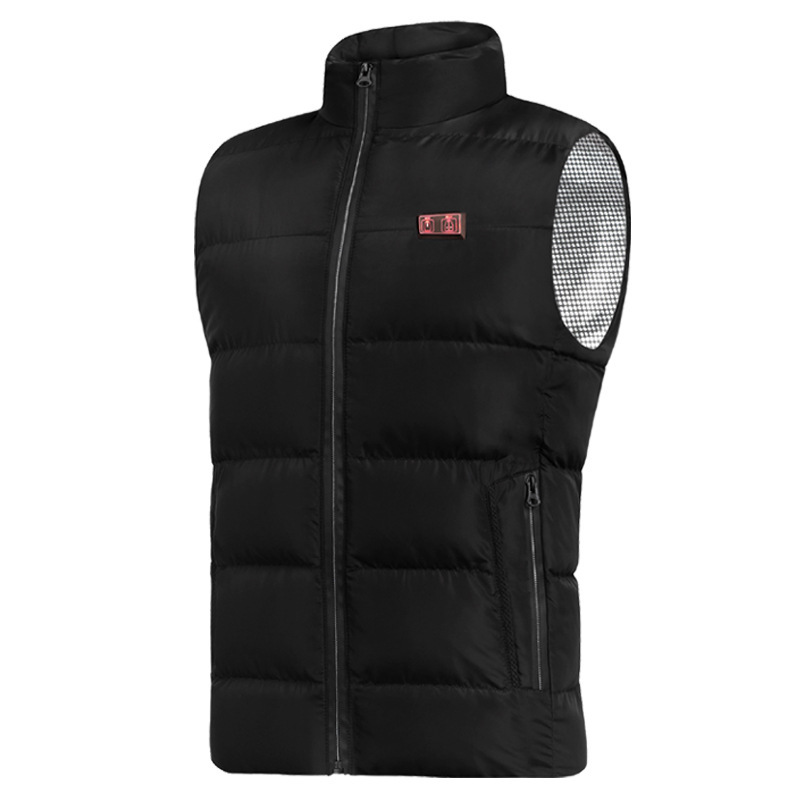 Usb Rechargeable Heating Down Cotton Heating Vest - Image 5