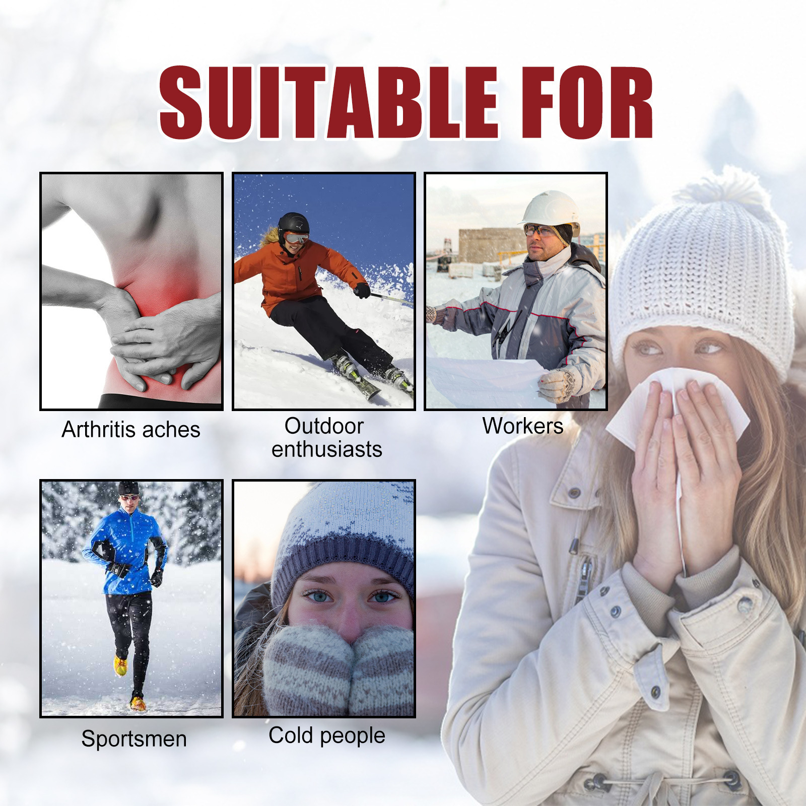Winter Home Outdoor Disposable Heating Heating Stickers - Image 5